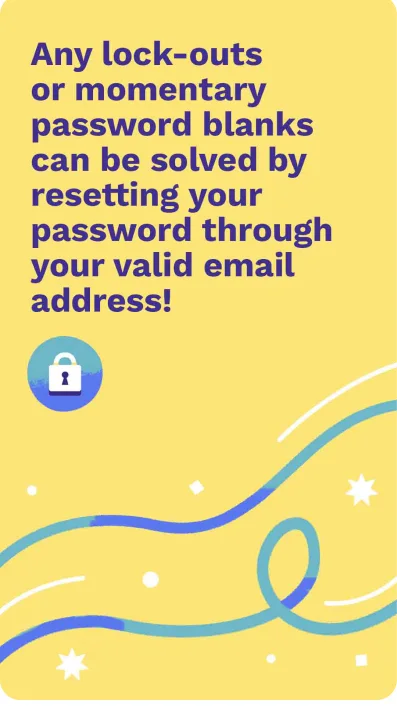 Verify email address and number, frame 2